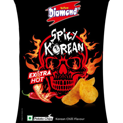 Yellow Diamond Spicy Korean Chips 80G