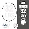 Badminton Racquet Astrox Attack 9 Black G4 4U(80Gms-32Lbs)  Yonex Graphite