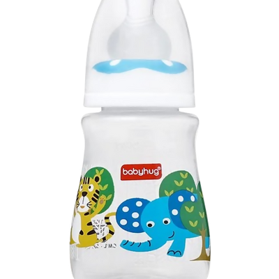 Babyhug Drop Anti Colic Sterilizable Feeding Bottle Blue