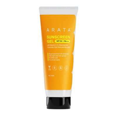 Arata Sunscreen Gel with SPF 50, PA+++