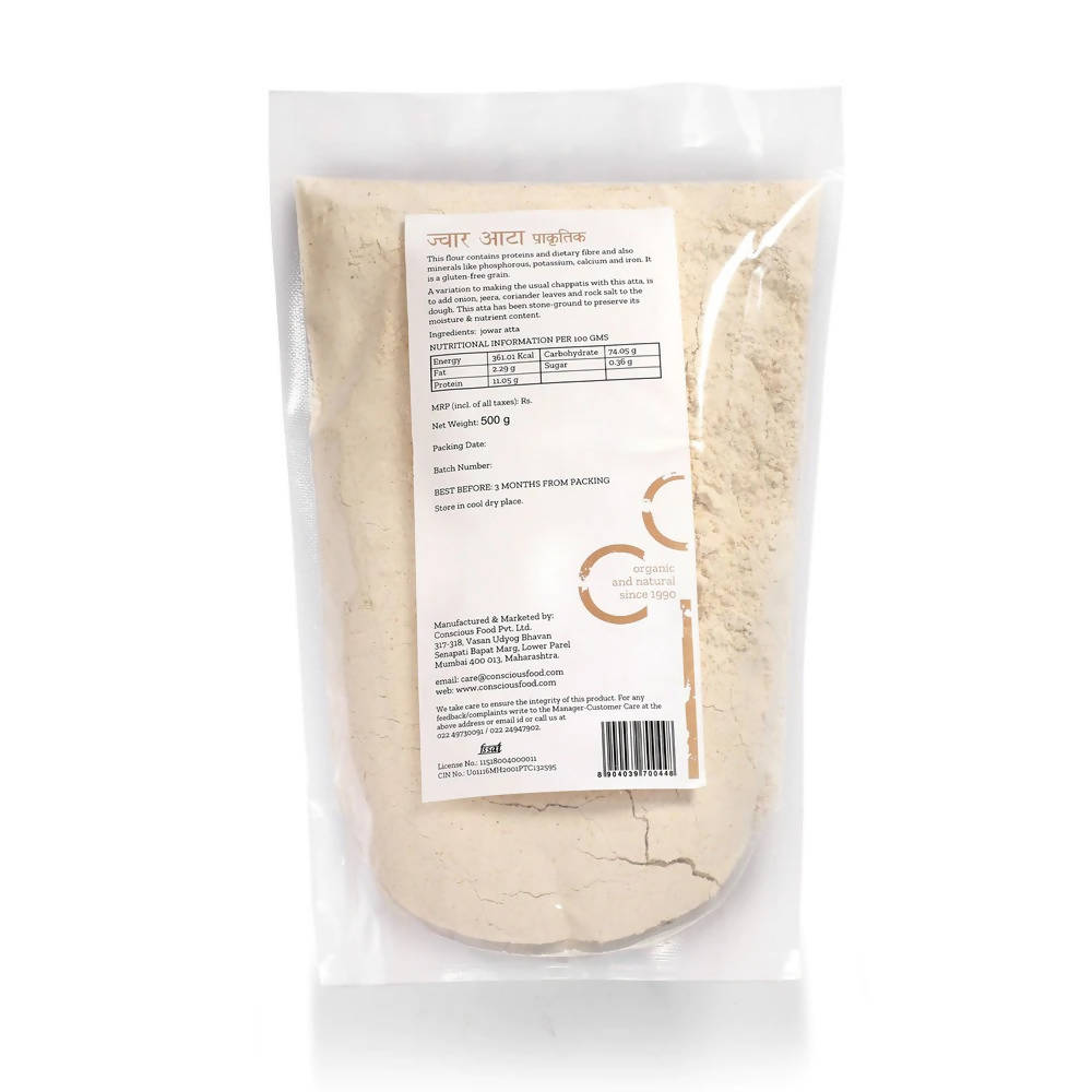 Conscious Food Sorghum Flour Jowar Atta