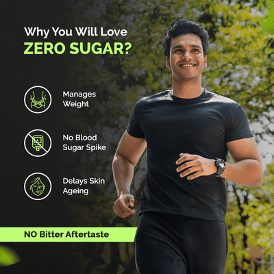 Zero Sugar - Stevia & Monkfruit Sweetener | Natural Sweetener - 120g