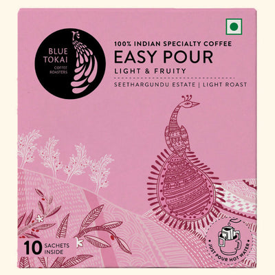 Blue Tokai Seethargundu Estate Light Roast Easy Pour Sachets