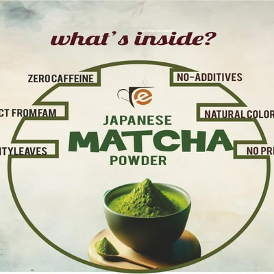 Eteasy Matcha Butterfly Pea Flower Powder