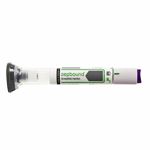 Zepbound Tirzepatide Injection Prefilled Syringes 15 mg/0.5 mL Pen-Style (4-Pack) **Refrigeration Required** (RX)