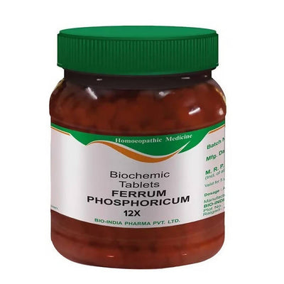 Bio India Homeopathy Ferrum Phosphoricum Biochemic Tablets