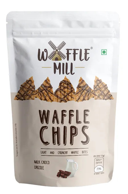 Waffle Mill Chips - Milk Choco Drizzle 85G