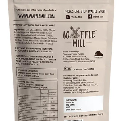 Waffle Mill Chips - Milk Choco Drizzle 85G