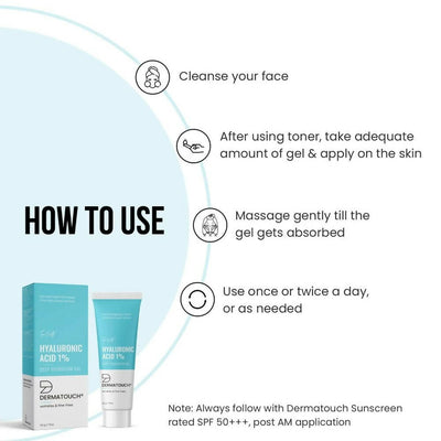 Dermatouch Hyaluronic-Acid 1% Deep Hydration Gel