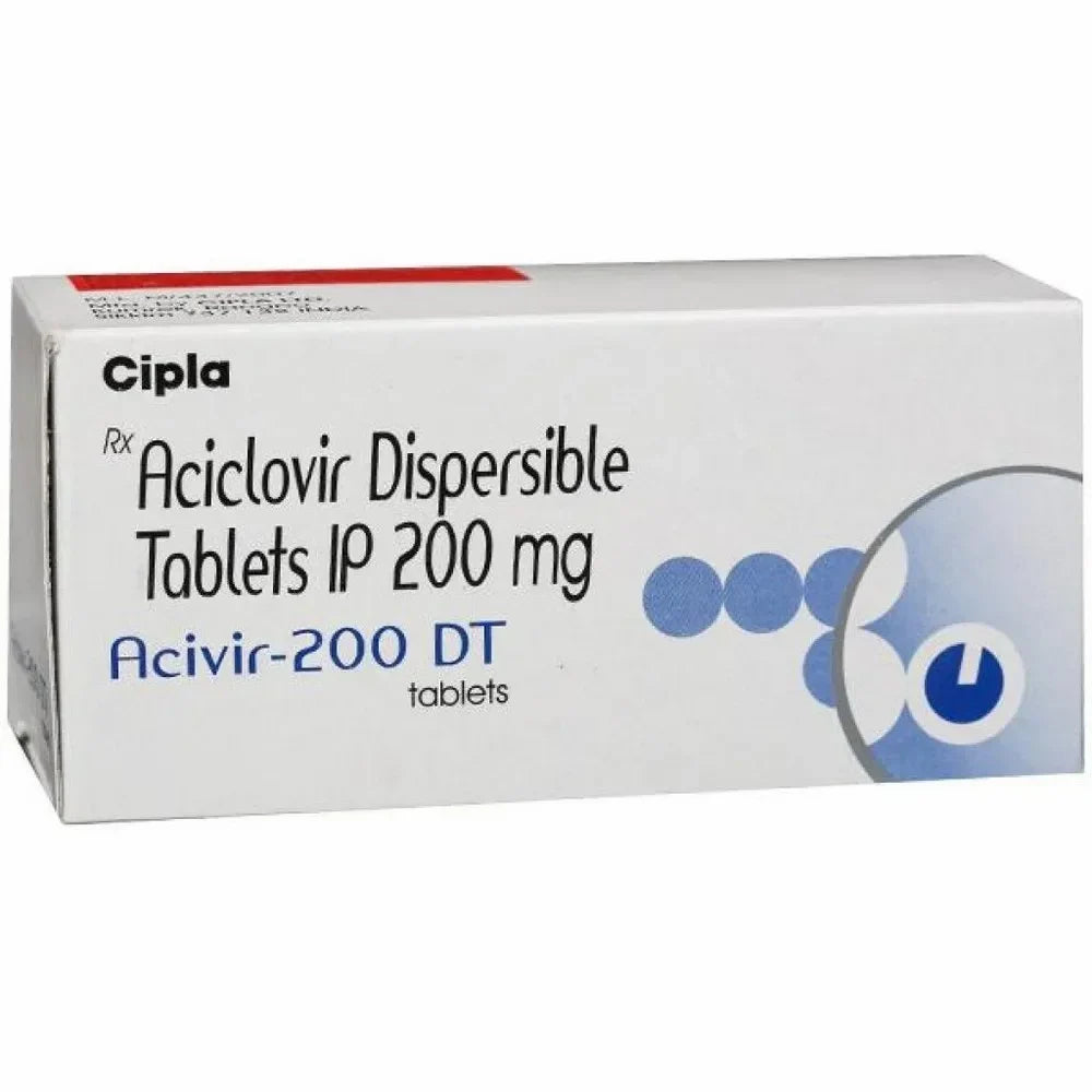 Acivir 200 DT - 10 tablets