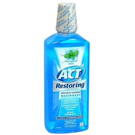ACT Restoring Anticavity Mouthwash 18 oz
