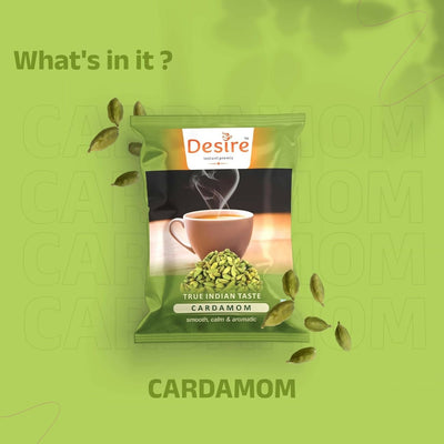 Desire Cardamom Instant Premix Tea Powder