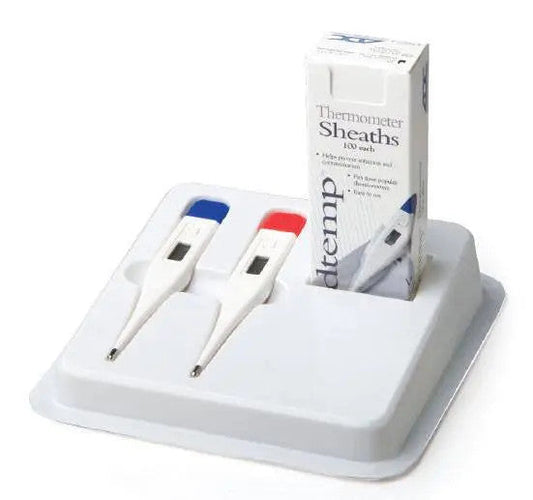 Adtemp General Practice Thermometry Kit with 1 Rectal & 1 Oral Digital Thermometers