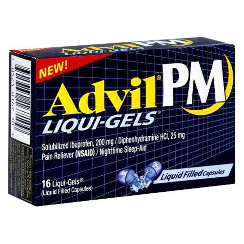 Advil PM Liqui-Gels Sleep Aid, 20/Box