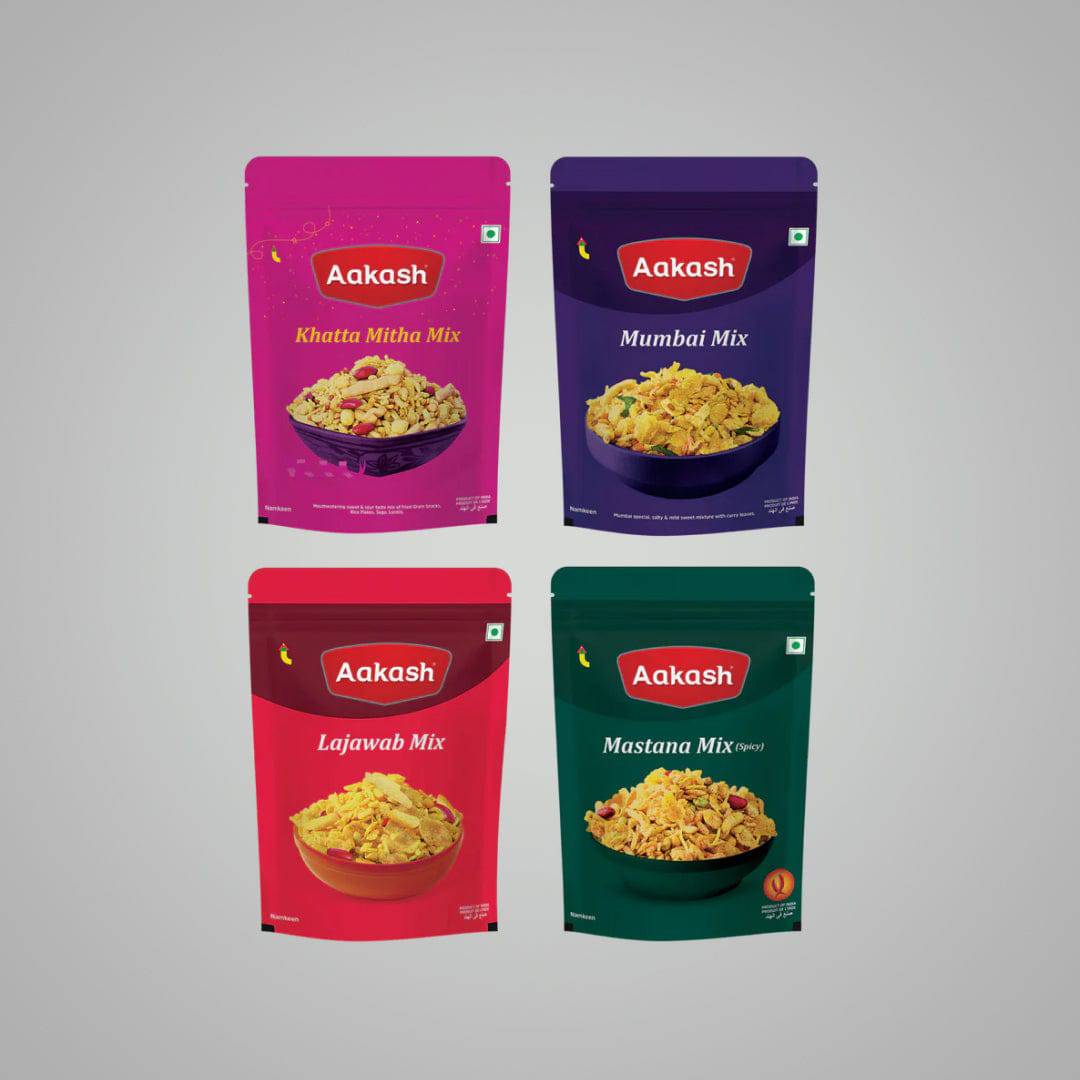 Akash Mixture Combo (Pack of 4) - 800 gms