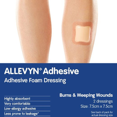Allevyn Adhesive Foam Wound Healing Dressings, Smith & Nephew