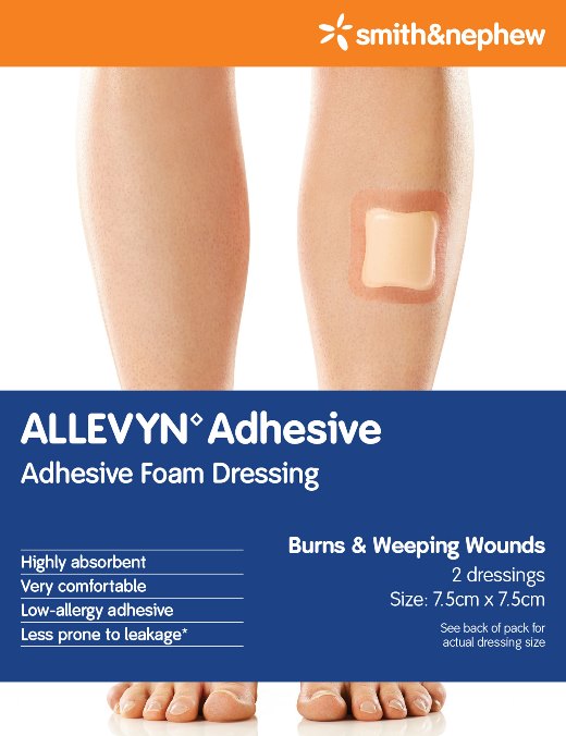 Allevyn Adhesive Foam Wound Healing Dressings, Smith & Nephew