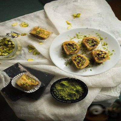 Almond House Flaky Turkish Pistachio Roll 500 gms