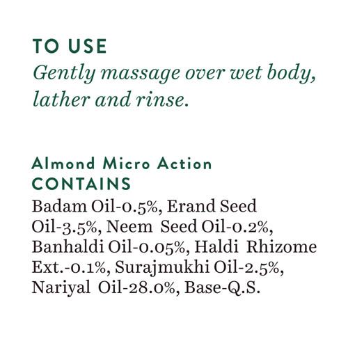Biotique Almond Oil Ultra Rich Body Wash, Botanical Extracts - 200 ml