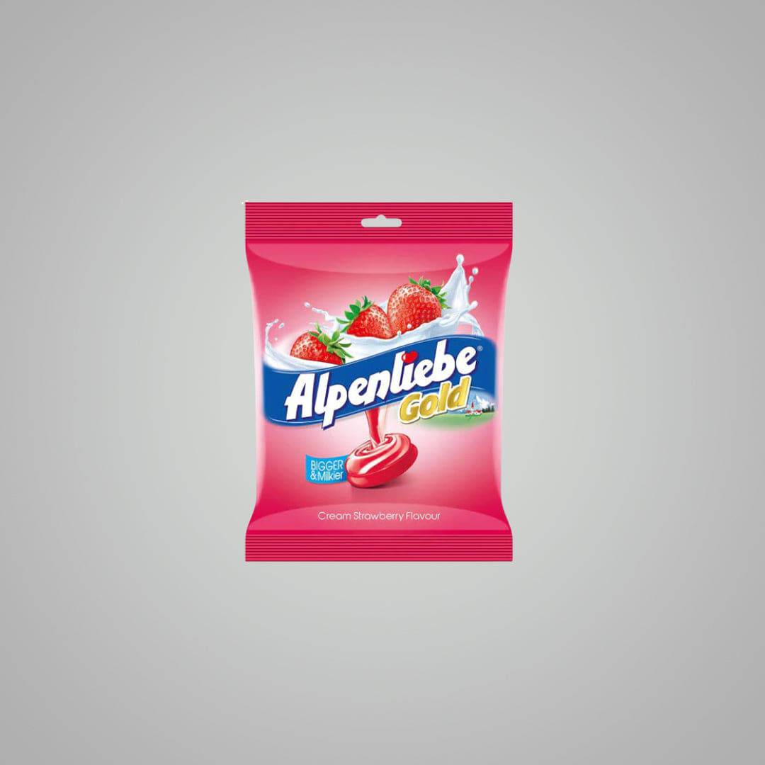 Alpenliebe Strawberry  Pack Of 100 - 330 gms