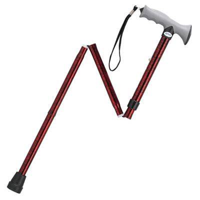 Aluminum Folding Cane with Gel Hand Grip
