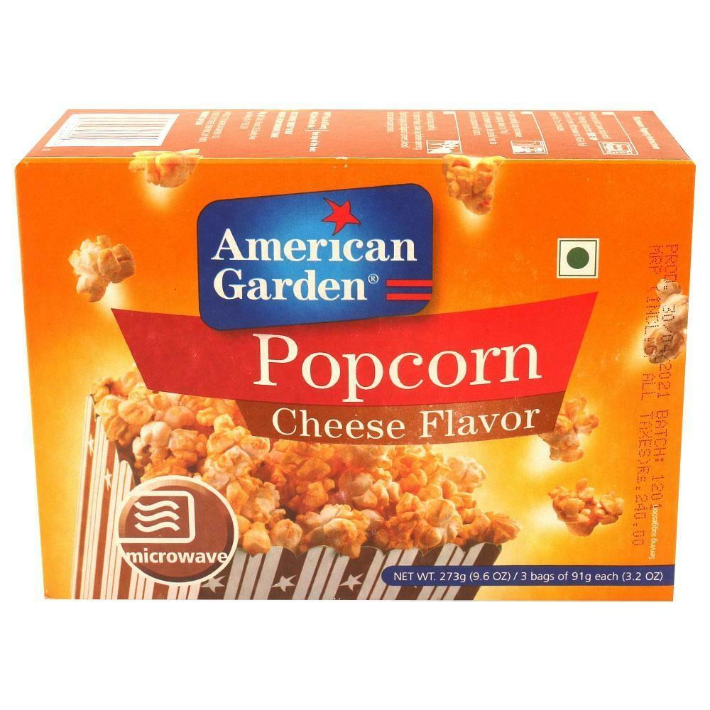 American Garden Cheese Microwave Popcorn, 273 g