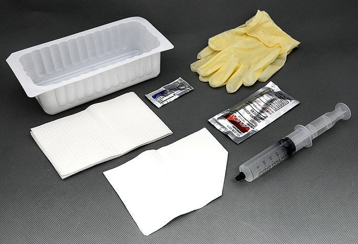 Foley Catheter Insertion Tray with 10cc Prefilled Syringe