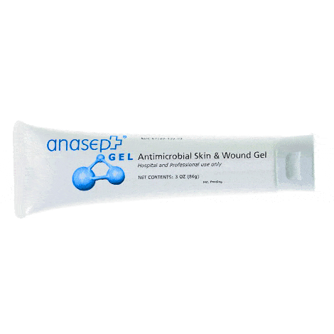 Anasept Antimicrobial Skin and Wound Gel 3 oz tube