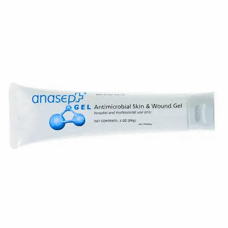 Anasept Antimicrobial Skin and Wound Gel 3 oz tube