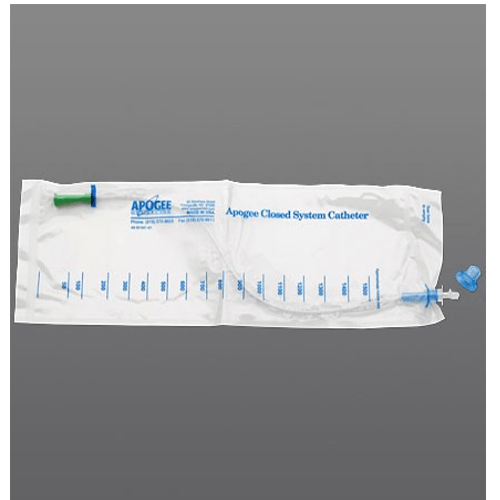 Apogee Closed System Intermittent Catheter with Firm Tip