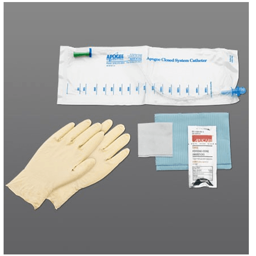 Apogee Closed System Intermittent Catheter Kit with Coude Tip