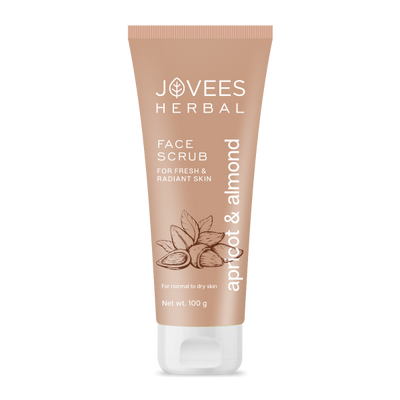Jovees Apricot & Almond Face Scrub Infused with Wheatgerm Oil