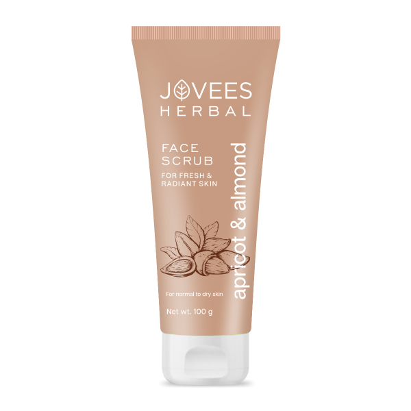 Jovees Apricot & Almond Face Scrub Infused with Wheatgerm Oil