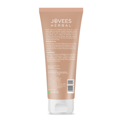 Jovees Apricot & Almond Face Scrub Infused with Wheatgerm Oil