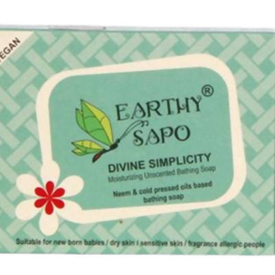 Earthy Sapo Divine Simplicity Moisturizing Unscented Bathing Soap