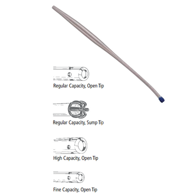 Argyle Yankauer Suction Tube with Fine Capacity Tip without Vent