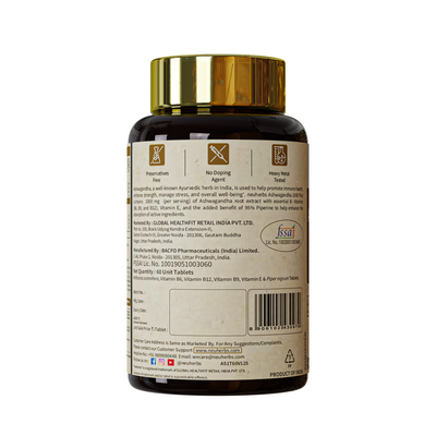 Ashwagandha 1000 Plus Tablets - Stress Relief & Wellness
