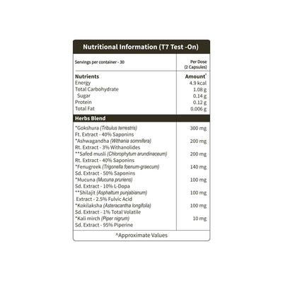 T7 Test-On: Ayurvedic Testosterone Booster for Men