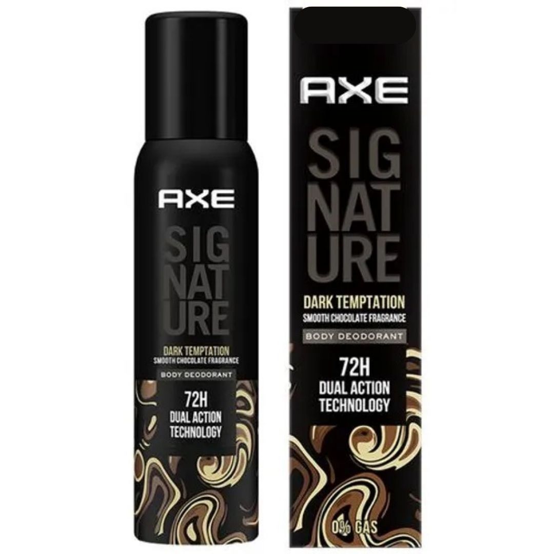 Axe Signature Dark Temptation Body Spray, Deodorant for Men for Long-Lasting Fragrance
