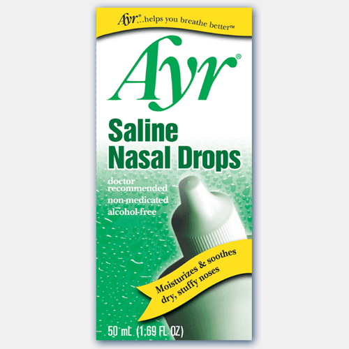 Ayr Saline Nasal Drops, 50 ml