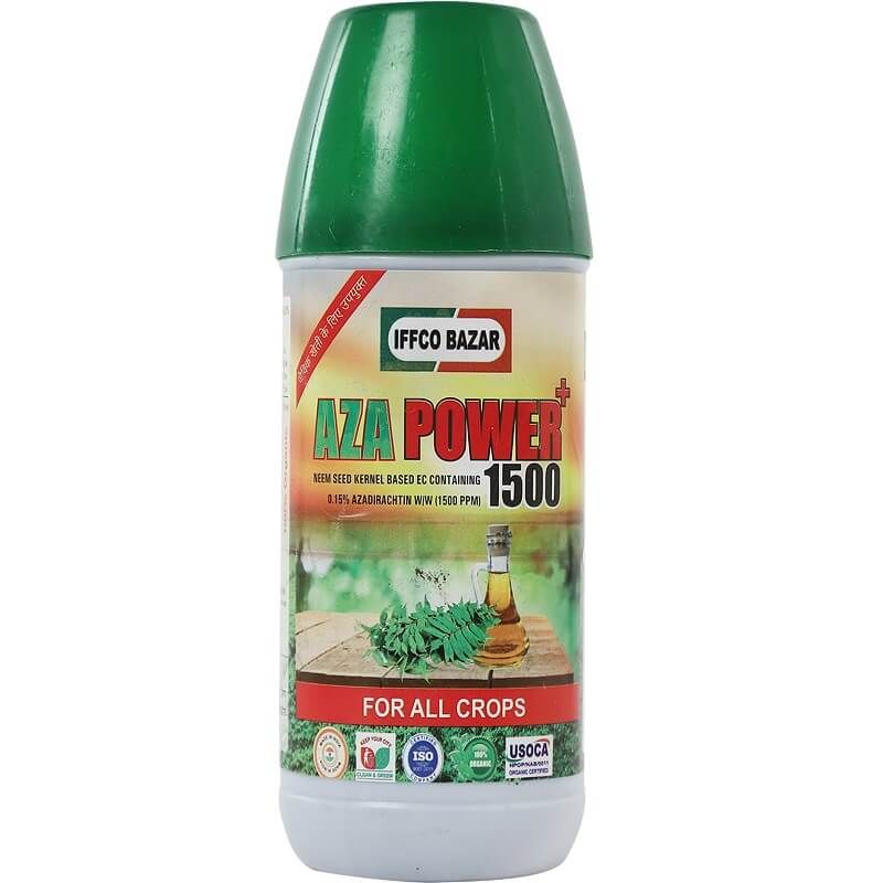 2x AZA POWER+ (Azadirachtin 0.15% EC, 1500 ppm) - 500 ML - Pack of 2