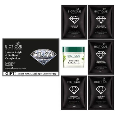 Biotique Diamond Instant Bright & Radiant Complexion Facial Kit