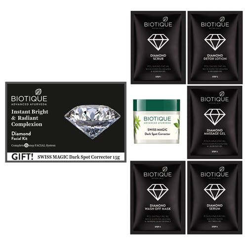 Biotique Diamond Instant Bright & Radiant Complexion Facial Kit