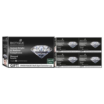 Biotique Diamond Instant Bright & Radiant Complexion Facial Kit