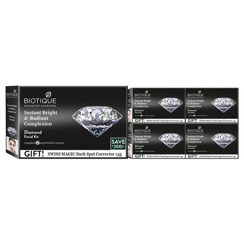 Biotique Diamond Instant Bright & Radiant Complexion Facial Kit