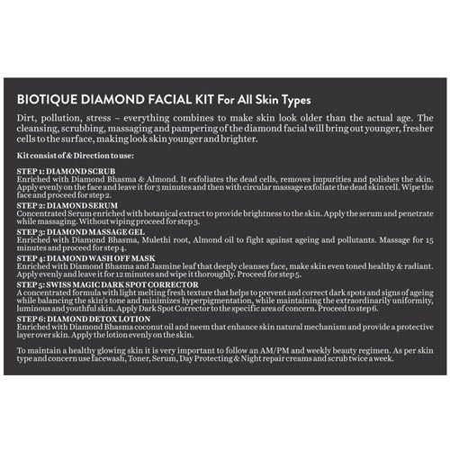 Biotique Diamond Instant Bright & Radiant Complexion Facial Kit