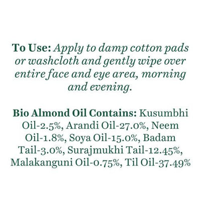 Biotique Bio Almond Oil Deep Cleanse Purifying Cleansing Oil Face & Eye Makeup Remover - 120 ml