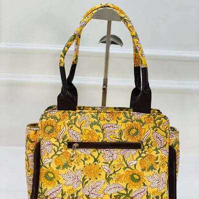Classical Tote Yellow Bag For Women
