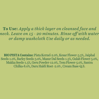 Biotique Pistachio Anti-Ageing Nourishing Face Pack, for All Skin Types