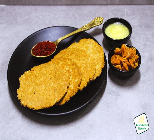 Rekhaben's Namkeen Sadi Bhakhri ( Plain ) | 190 gms